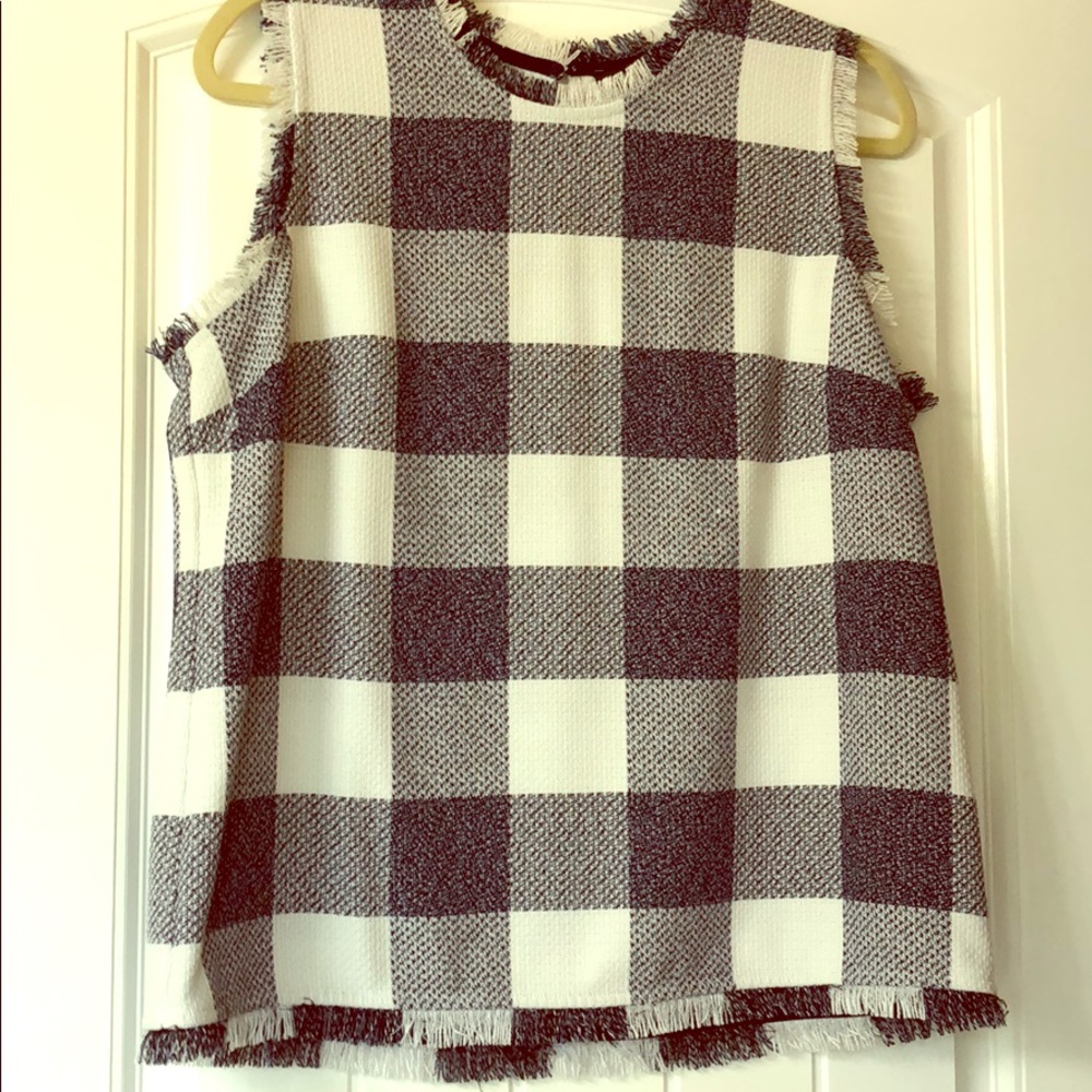 Banana Republic Checkered Blouse
